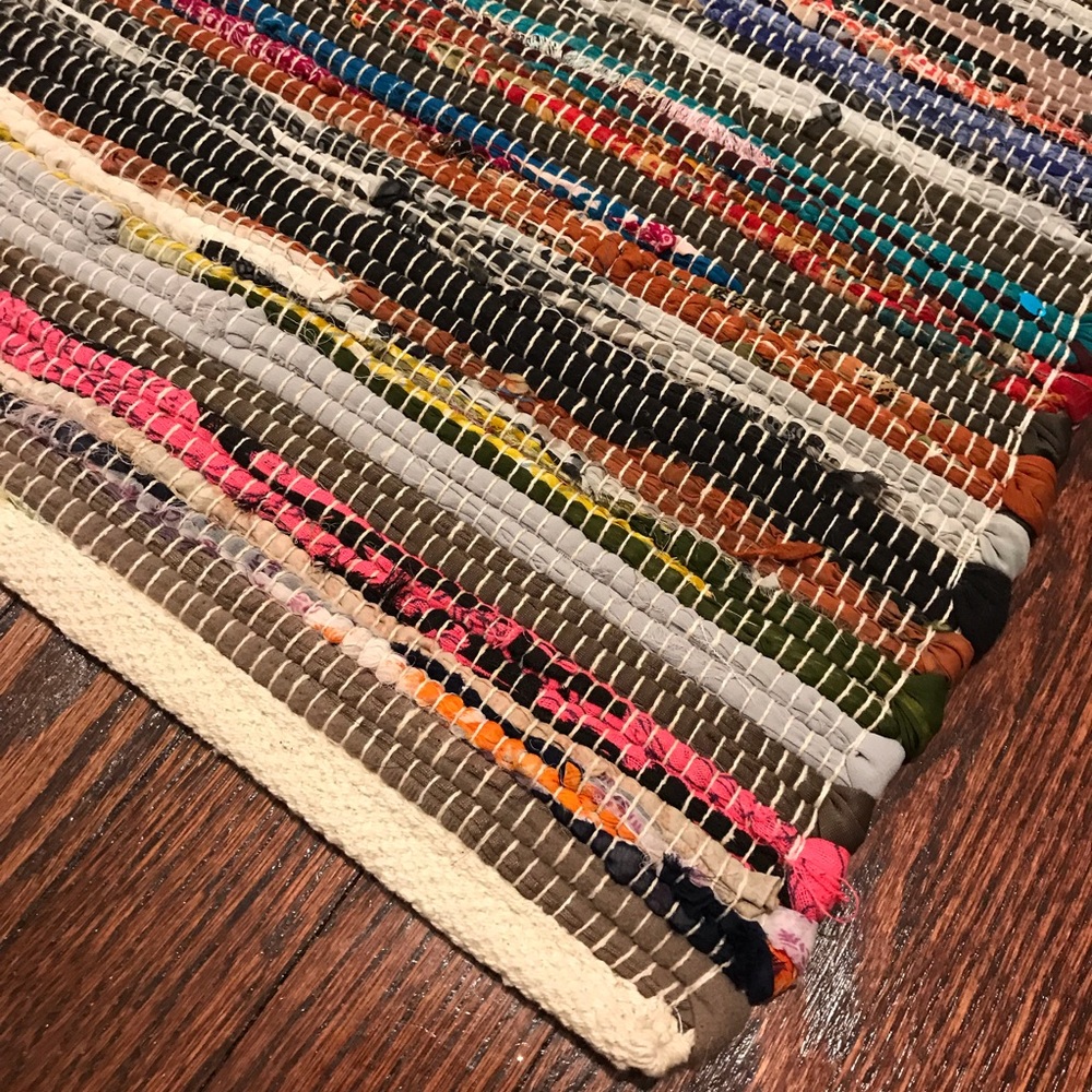 Chindi | Colorful Woven Rag Rug - Picture 3 of 5